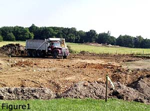 stripping topsoil