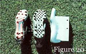 different athletic footwear