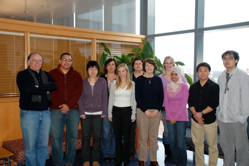 December, 2009 Left to Right:  Mark Guiltinan, Luis Mejia, Zi Shi, Siela Maximova, Jennifer Blackman, Sharon Pishak, Ann Young, Marissa Kenzakoski, Nur Sabrina Wahid, Fred Gouker, Yunfan Zhang