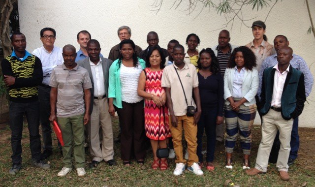 Group of workshop participants in Maputo Mozambique, July 2015.