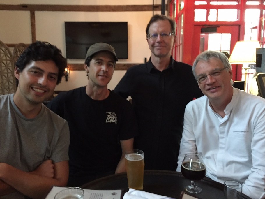 From left: Ivan Lopez (LANGEBIO, Mexico), Jimmy Burridge, Jonathan Lynch, Jean-Phillippe Vielle-Calzada (LANGEBIO, Mexico)