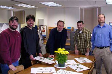 From left: Dave Sandy, Eric Nord, Dave Mortensen, Matt Ryan, and Rich Smith